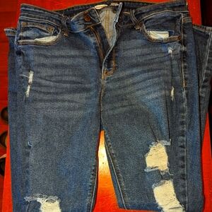 Old Navy Rockstar Super Skinny Mid-Waist Jeans